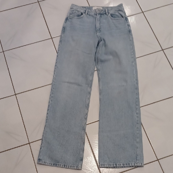 Dynamite Denim - Dynamite Heidi Light Blue Denim Wide Leg Jeans - Size 26